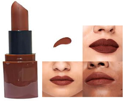 Luipui trending brown matte finish lipstick awesome and long lasting pack of 1(brown, 6 g)