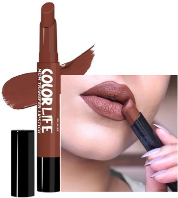 Yuency Ultra Pigmented Creamy Matte Lipstick(Intense-Brown, 2 g)