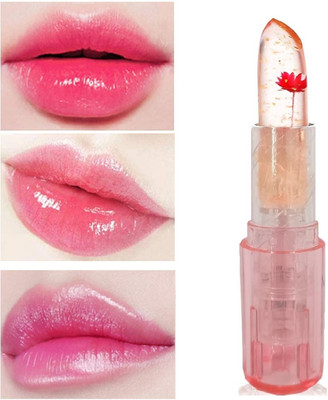 GFSU - GO FOR SOMETHING UNIQUE Flower Jelly Color Changing Lipstick Temperature Change(Pink, 3.6 g)
