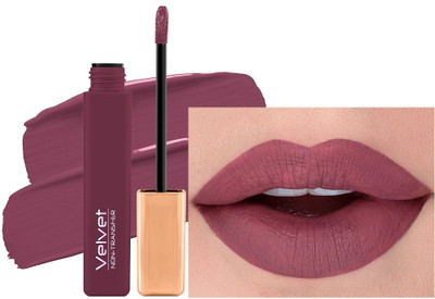 EVERERIN All Day Rich Colour Non-Drying And Transfer Proof Liquid Lipstick(DUSKY PURPLE, 5 ml)