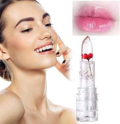 SEUNG HIGH PIGMENT JELLY FLOWER TEMPERATURE MOOD COLOR CHANGING GEL LIPSTICK(PINK, 3.6 g)