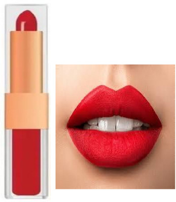 Luipui red 2 in 1 crayon + liquid matte look lipstick pack of 1(red, 6 g)