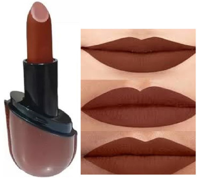 Luipui best long lasting brown stylish matte finish lipstick pack of 1(brown, 6 g)