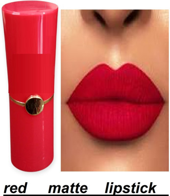 Luipui branded trending red matte look lipstick pack of 1(red, 6 g)