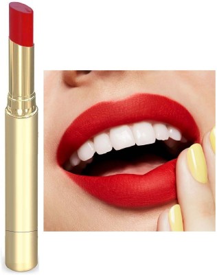 Latixmat Kiss Proof High Pigmented Matte Non Transfer Lipstick(Tomato Red, 2.5 g)