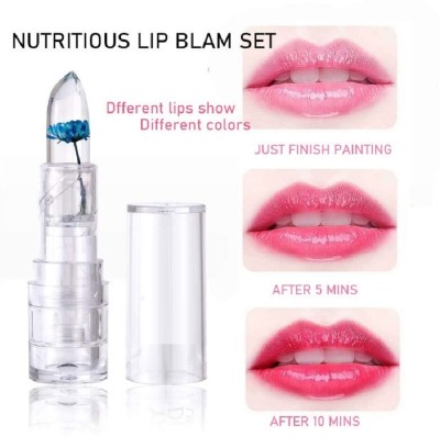 GFSU - GO FOR SOMETHING UNIQUE Kiss Proof Color Changing Waterproof PH Magic Temperature Lipstick , 3.6 g)(PINK, 3.6 g)