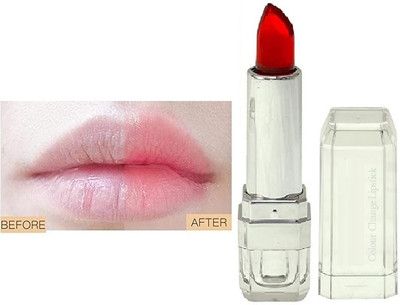 BLUEMERMAID SOFT GLOSSY JELLY PINK COLOR LIPSTICK(RED, 3.6 g)
