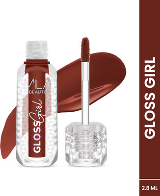 mila beaute Gloss Girl Lip Gloss Fuller Lip Effect & Extra Hydration With Mango Seed Butter(2.8 ml, Dont Know)