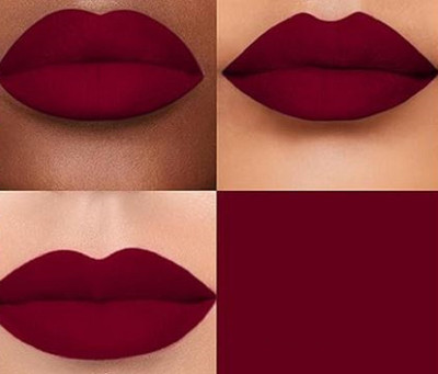 Luipui Trending long lasting maroon matte lipstick for matte look pack of 3 combo pack(MAROON, 12 ml)