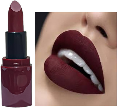 Luipui best dark maroon matte lipstick trending long lasting pack of 1(maroon, 6 g)