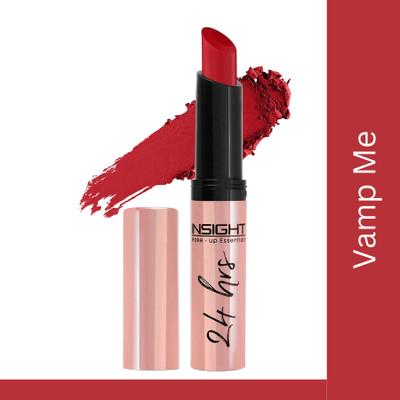 INSIGHTCOSMETIC 24 Hrs Non Transfer Matte Lipstick(Vamp Me Up, 3 g)