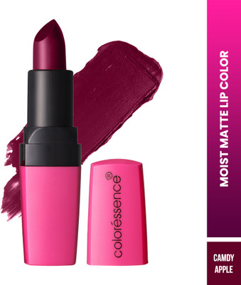 COLORESSENCE Moist Matte Lipstick | Hydrating & Richly Pigmented | Butter Soft Texture ML15(Candy Apple, 4 g)