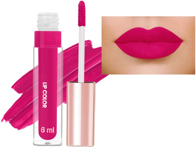 GULGLOW99 Liquid Lipstick Non-Drying Long Lasting Transferproof Matte Finish(PINK, 6 ml)