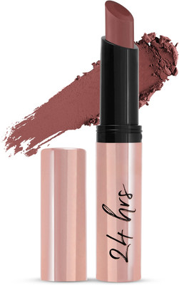 VERGE 24 Hrs Non Transfer & Waterproof Matte Lipstick Enriched With Jojoba Oil(Stay Basic, 3 g)