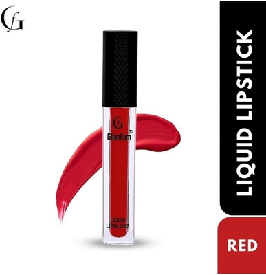 Glam Fam Matte Finish Liquid Lipstick; Smudge-Proof & Smooth Finish(5ML each)(Red, 5 ml)