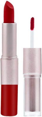 JANOST HD LONG LASTING MATTE FINISH 2 IN 1 LIQUID AND LIPSTICK(RICH RED, 6 ml)