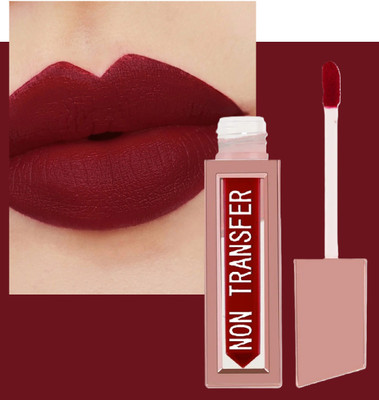 AEPRUY Transferpoof Lipstick With Vitamin E | Smooth Glide | Waterproof(dark red, 4 ml)