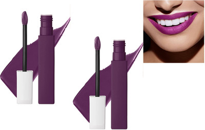 AFARAXIA Non Transfer Smudge Proof Long lasting Liquid Lipstick2(Berry purple, 7.6 ml)