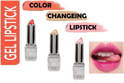 GFSU - GO FOR SOMETHING UNIQUE Pack Of 3 COLOR CHANGING LIPSTICKS(MULTI COLOR, 10.8 g)