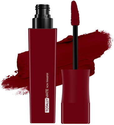 ADJD Totally Matte Liquid Lipstick One Swipe Application Jet maroon(Jet maroon, 7.5 g)