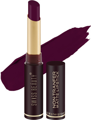 SWISS BEAUTY Non_Transfer Matte Lipstick (SB-209-20)(Dynamite Berry, 2 g)