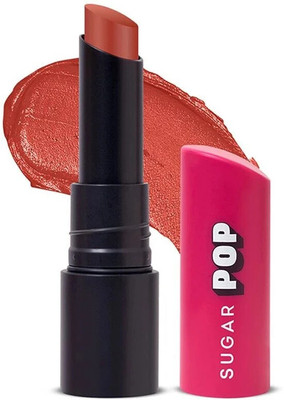 SUGAR POP Ultrastay Transferproof Lipstick 08 Coffee Craze - Waterproof | Smudgeproof(Deep rosewood with a blend of red and brown undertones, 4 g)