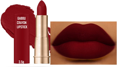GABBU Lips Make Up Lipstick Waterproof Long Lasting DARKRED(DARK RED, 3.5 g)