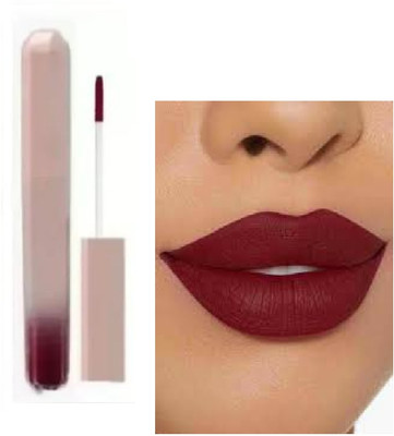 Luipui maroon liquid matte lipstick pack of 1 best for fashionable(maroon, 6 ml)
