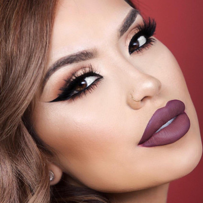 DYSOKAYO Matte Non Transfer Smudge Proof Longlasting Sensational Liquid Matte Lipstick(Purple, 8 ml)