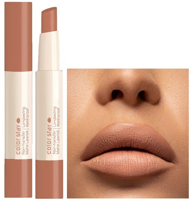 DARVING Long Lasting Non Transfer Creamy Matte Lipstick(LIGHT BROWN, 2.1 ml)