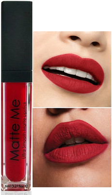 AEPRUY Transfer Proof Matte Finish Highly Pigmented Liquid Lipstick(RED, 6 ml)