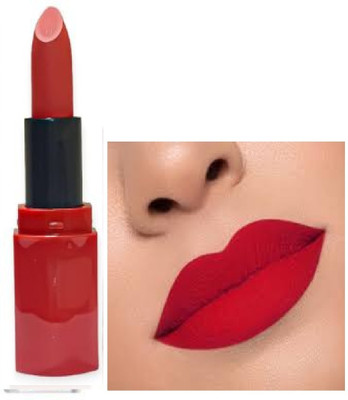Luipui attractive red crayon matte lipstick best for gorgeous women(red, 6 g)