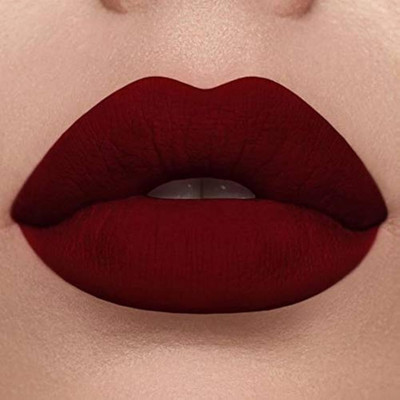 manasona Transfer Proof Matte Finish Highly Pigmented Maroon Color Liquid Lipstick(Maroon, 3.5 ml)