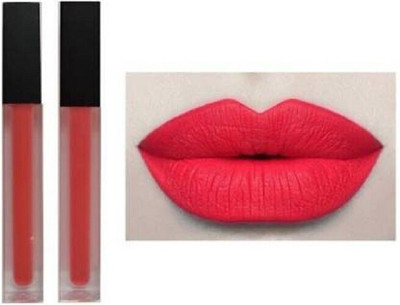 Rsentera Matte Look Long Lasting Lipsticks(red, 5 ml)