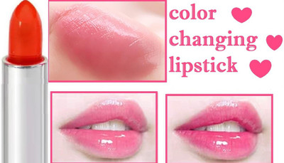 GABBU GEL LIPSTICK TRANSPARENT LONG LASTING & WATERPROOF COLOR CHANGING LIPSTICK(ORANGE, 3.6 g)