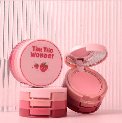 SEUNG 3-in-1 Lip & Cheek Tint, Long Lasting Flawless Finish(Multicolor, 3 g)