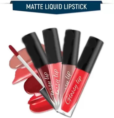 DUOMASK Red Edition Mini Matte waterproof lipsticks & Smudge Proof combo(COLOUR4, 6 ml)