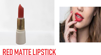 Luipui fantastic red lipstick in matte finish pack of 1(red, 10 g)