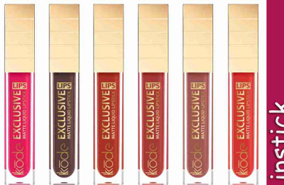 kKode beutiful shade liquid lipstick combo colour pack of 6(multi colour, 40 ml)