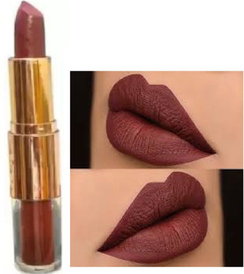 Luipui smooth 2 in 1 brown matte finish lipstick pack of 1(brown, 6 g)