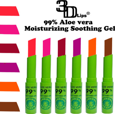 NYN Moisturizing Aloe Vera Matte and Shiny Rich Color Shades(Multicolor, 3.2 g)