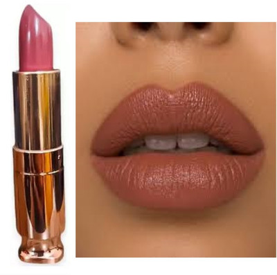 Luipui brown matte lipstick best long lasting waterproof pack of 1(BROWN, 6 g)