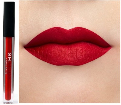 Sh.Huda Liquid Matte Lipstick, Beauty Long Lasting, 16hr Wear, Superstay Kiss Matte Ink(BLOOD RED, 6 ml)