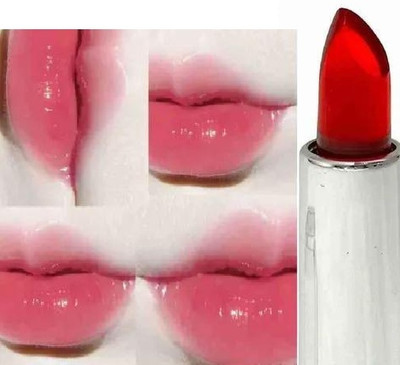 ADJD Crystal transparent color change jelly moisturizing and waterproof lipstick(RED, 3.6 g)