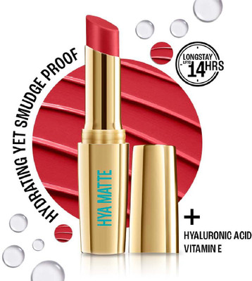 Lakmé 9to5 Hya Matte Lipstick CEO Red 3.6gm(CEO Red, 3.6 g)