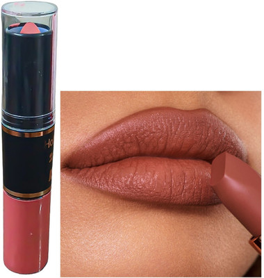 Luipui 2 in 1 brown matte lipstick trending pack of 1(BROWN, 6 g)