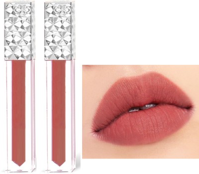 ADJD Combo Non Transfer Smudge Proof Longlasting liquid Matte Lipstick peach(peach, 10 ml)