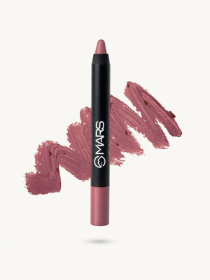 MARS Won't Budge Won't Smudge Non Transfer Lip Crayon With Sharpner Lipstick(09 Smile Please, 3.5 g)