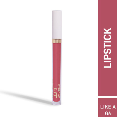 MyGlamm LIT Liquid Matte Lipstick(Like a G6, 3 ml)