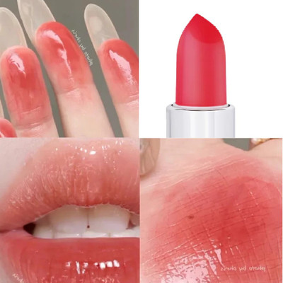 manasona Moisturising Lightweight Glssy Red Colour Changes korean Lipstick(Glossy Red, 3.6 g)